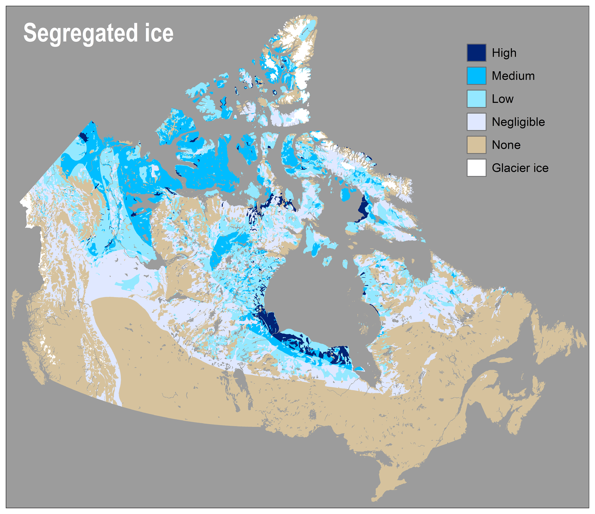 TC New Ground Ice Maps For Canada Using A Paleogeographic Modelling TC New Ground Ice Maps For Canada Using A Paleogeographic Modelling