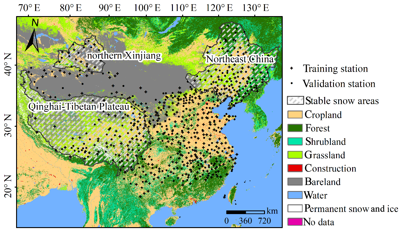 Tc Snow Depth Estimation And Historical Data Reconstruction Over China Based On A Random Forest Machine Learning Approach