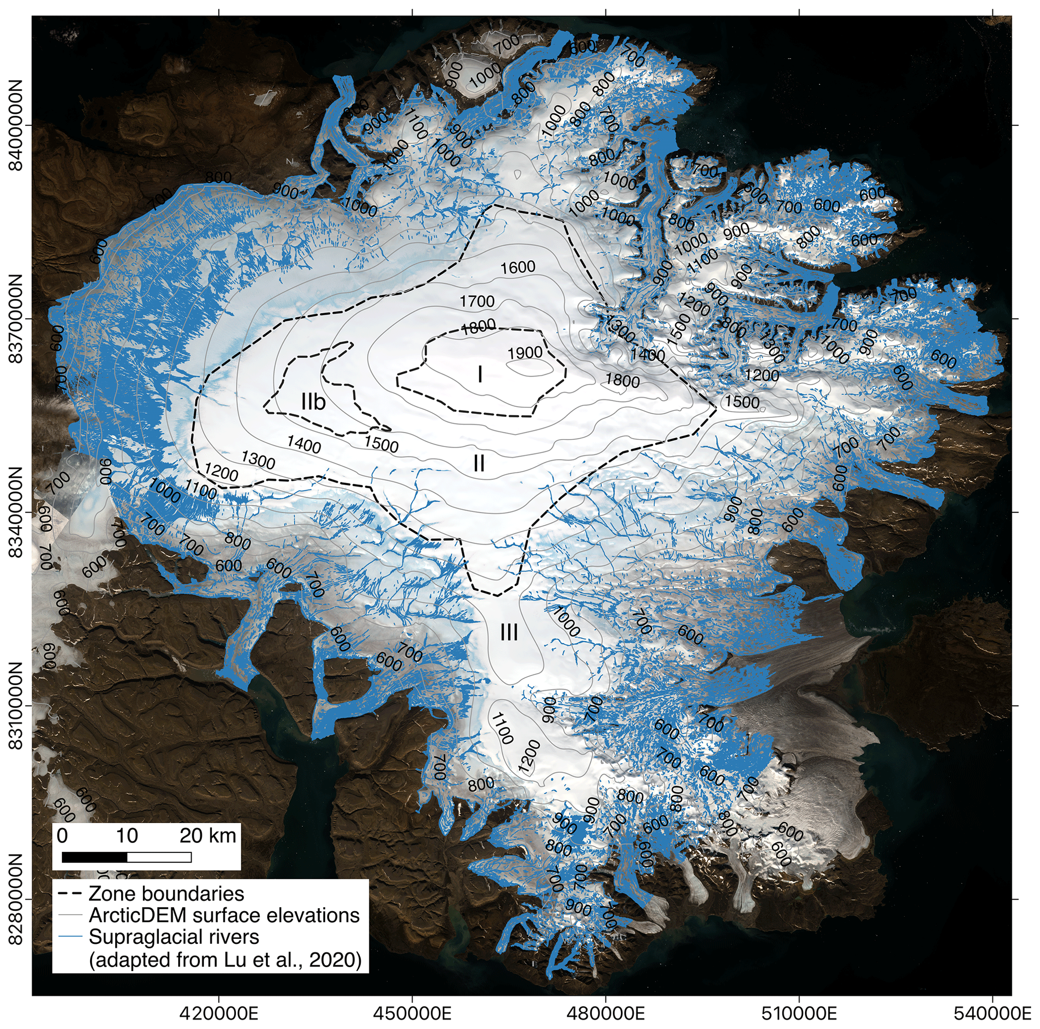 Near surface. Ледяные щиты земли. Ice cap Map.
