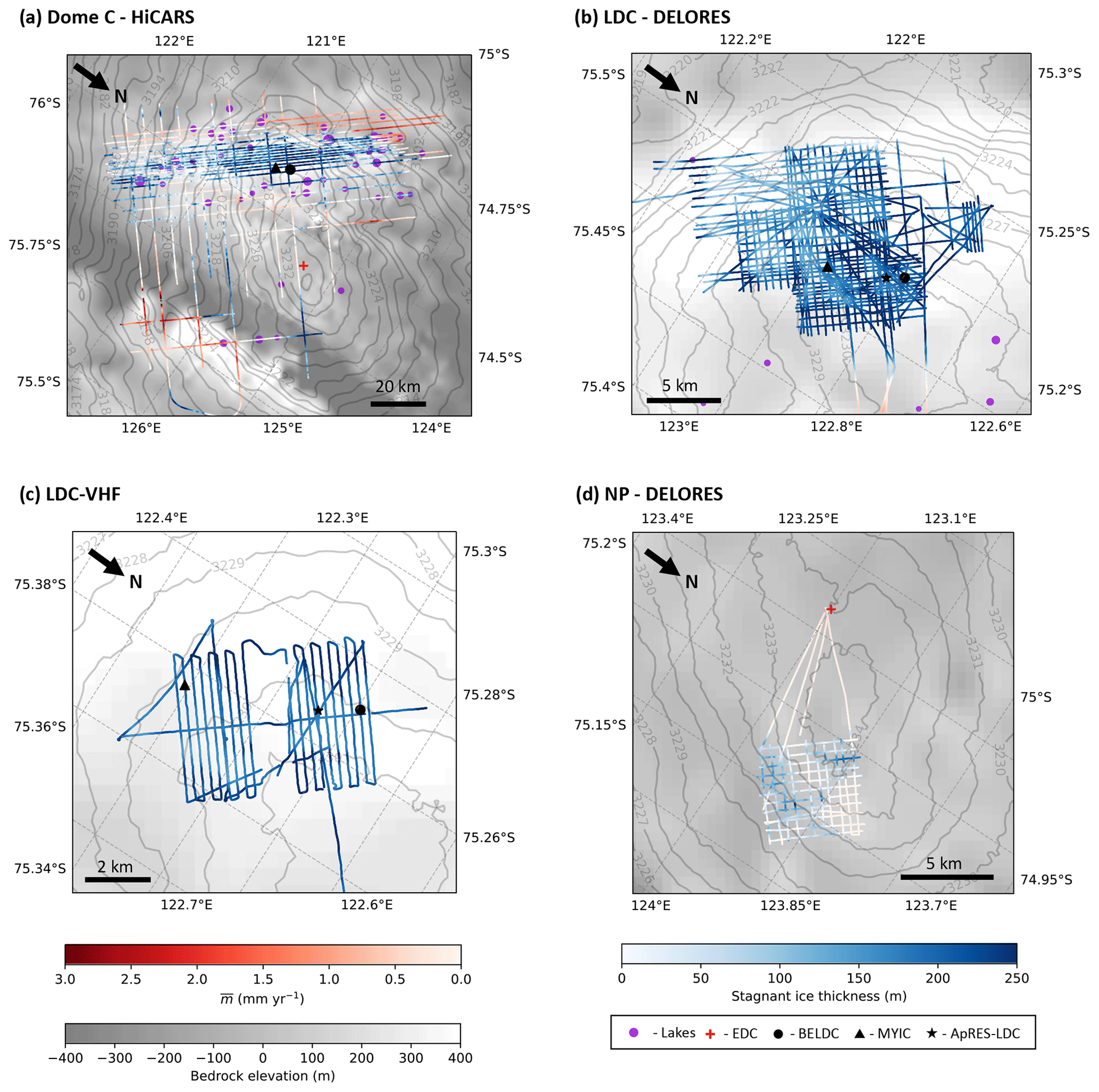 TC - Stagnant ice and age modelling in the Dome C region, Antarctica